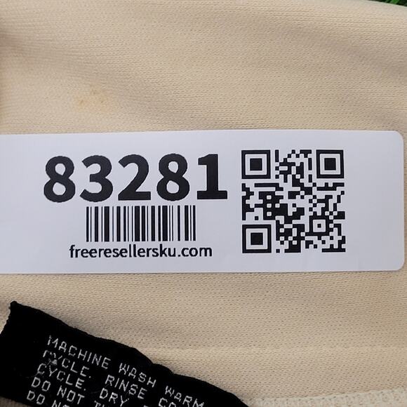 Vintage 90s MOD Track Jacket Large 23x25 Beige Brown - Picture 8 of 16